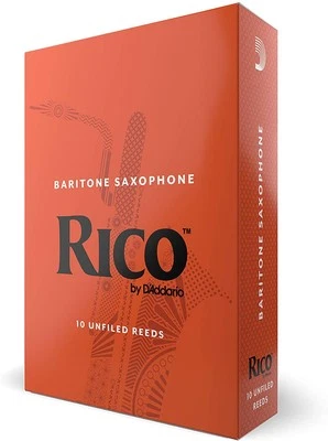 Rico Baritone Sax Reeds, Strength 3.0 RLA1030, 10-pack