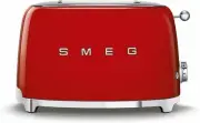 SMEG 2 Slice Toaster with 6 Presets and Defrost Function 2 Slice, Red