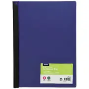J.Burrows Recycled A4 Clamp File Purple