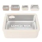 Lunch Container Visible Microwave Safe Portable 304 Stainless Steel Lunch AU