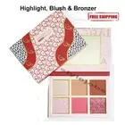 6 COLOR Maquillaje Bronzer Blush Highlight Face Palette "Free Shipping"