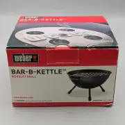 2007 Weber Bar-B-Kettle Smoker Mini BBQ Grill Novelty Black Collectible Display