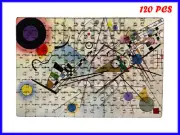 Wassily Kandinsky - Composition 8 Art Paint - 120 Piece Jigsaw Puzzle