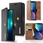 For iPhone 13 12 Pro XS Max 8 7 Plus Removable Flip Wallet Leather Case Cover AU
