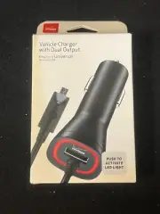 VEHICLE CHARGER WITH DUAL OUTPUT NE IN BOX UNIVERSAL VERIZON