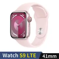 在飛比找神腦生活優惠-Apple Watch S9 LTE 41mm粉紅鋁錶殼配淡