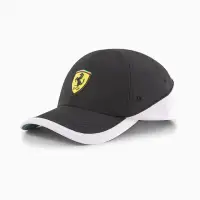 在飛比找momo購物網優惠-【PUMA】帽子 棒球帽 遮陽帽 老帽 法拉利 黑 0232