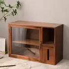 Desk Storage Cabinet Display Mug Cabinet Bar Accessories Condiment Storage Tea