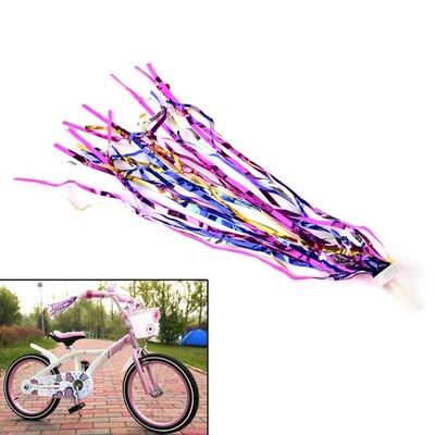 Laser Streamer Travel Toddler Handlebar Ribbon Kids Bike Streamers