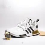 ADIDAS ORIGINALS BOOST NMD R1 白底金塊 金塊黑白金 EG5662白色 白金 男鞋女鞋