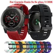 26mm Wristband for Garmin Fenix 5X plus 6x 7x 3HR Silicone Sport Watchband Strap