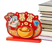 Chinese New Year Decorations 2025 Centerpieces, Spring Festival Signs Supplies, 2025 Chinese New Year Decoration Table Centerpieces Ornament Supplies For New Years