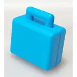 【得寶DUPLO】蔚藍色 公事包 手提箱 行李箱 可打開 配件 大顆粒 積木 [樂高玩家★正版LEGO]