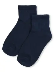 Kids Quarter Crew Rib 2Pack