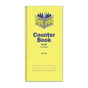 Spirax 543 Counter Book Front Ruled 297X135 120 Pages Pack Of 10