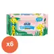 寶護 加厚型潔膚嬰兒蘆薈柔濕巾-寶寶專用99%純水(70抽)*6包