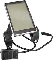 Perfeclan Electric Bicycle LCD Display Mini Display 31.8 22.2mm Handlebar Handlebar Mounted Speedmeter Cycling Computer Conversion Kits