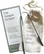 THE TONGUE SCRAPER | Stainless Steel Tongue Cleaner