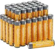Amazon Basics 36 Pack AAA High-Performance Alkaline Batteries, 10-Year Shelf Life, Easy to Open Value Pack