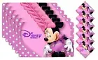Disney Mickey Mouse PVC 6 Pieces Dining Table Placemat with 6 Tea Coasters Set