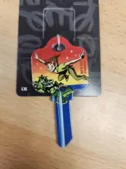 DISNEY Peter Pan & CAPTAIN HOOK Schlage SC1 house key blank