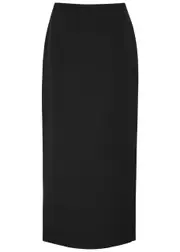 The Row Bartelle Wool Maxi Skirt - Black - 8 (UK12 / M) 8 (UK12 / M)