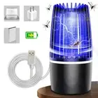 USB Electric Shock Mosquito Killer LED UV Pest Control Lamp Bug Zapper Fly Trap