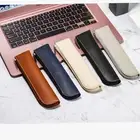 Small Leather Pencil Case Pen Organizer Pouch Kids Boy Girl Adults Make Up Bag