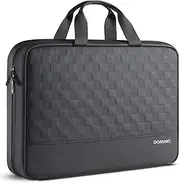 DOMISO 17 inch Laptop Sleeve Case,Waterproof Laptop Bag with Handle,Shockproof Protective Notebook PC Case Compatible with Lenovo/HP/Acer/Chromebook/MSI/Dell,Black