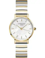 [Rosefield] The Small Edit Half Moon Bracelet Watch in Two-Tone