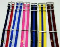 在飛比找Yahoo!奇摩拍賣優惠-20mm~Nylon Watch Strap 尼龍NATO 