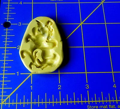 Unicorn horse u -Silicone Mold-Candy Cookie Crafts Cake Pop Cupcake topper Clay