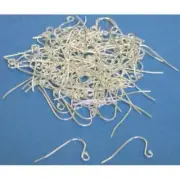 100 Sterling Silver Fish Hook Earring Wires FindingKing