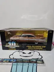 1958 PLYMOUTH BELVEDERE COPPER 10 YEARS ERTL 1:18 SCALE Limited Edition