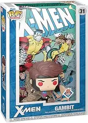 [Funko] Pop! Marvel Comics X-Men #1 Gambit US Exclusive Comic Cover Vinyl Toy Figure, 11.5 Inch Size