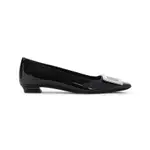[Roger Vivier] Roger Vivier-Black Belle Vivier 25 Leather Pumps-Donna 36 IT