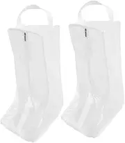 LAPYAPPE 2 Pcs Boot Organizer Shelves Car Parking Card Holder Hanging Key Chain Boots Prevent Parking Tool Parking Permit Card Holder Parking Pass Card Holder Boot Carry Bag Transparent PVC