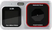 Anlayliay Kids Mini Digital Camera 2.5K HD 72MP Dual Screen High-Definition Pixel Camera 16X Zoom Monocular Cameras with MP3 C