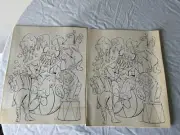 Vintage Scribbler Portfolio Folder CIRCUS theme 57460
