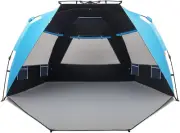 Sunshade for 4-6: Hide from Sun Like a Crab in a Giant Beach Tent!