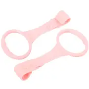 Baby Standing Safety Ring Boy Play Pen Accessories Pull Rings up Pink