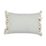 Marle Tassel Cushion - Sage