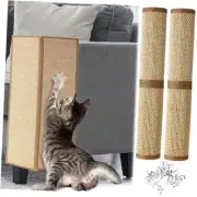 2 Pcs 23.6 x 15.7 Inch Couch Cat Scratch Protector Sofa Cat Scratching Mat