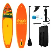 [EU Direct] FunWater 335cm Large Size Inflatable Stand Up Paddle Board Surfboard Complete Paddleboard Accessories Adjust