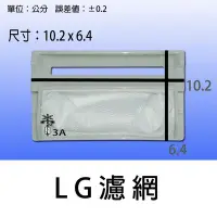 在飛比找Yahoo!奇摩拍賣優惠-【兩個免運費】 LG洗衣機濾網 棉絮過濾網 WF-100AF