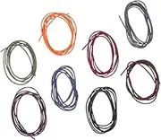 OFFSCH 8pcs Nylon Elastic Bands for Notebooks Planners Replacement Strap Bands Accessories for Travel Journals Planners Files