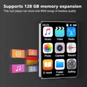 MP3 Player Bluetooth Hi-Fi Lossless Music FM Radio Audio Recorder with Camera