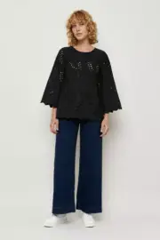 Gorman Fressia Bell Sleeve Tunic - Black - Size 6