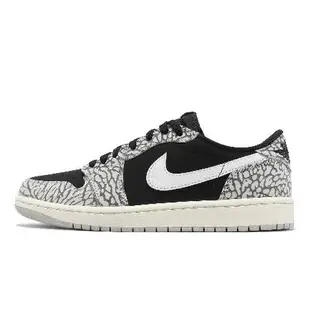 Nike 休閒鞋 Air Jordan 1 Retro Low OG 男鞋 黑 灰 AJ1 復刻 CZ0790-001