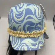 Wonder Nation Girl Sun Hat Under 24 Mths Toddler One Size UPF 50+ Tuck Away Flap